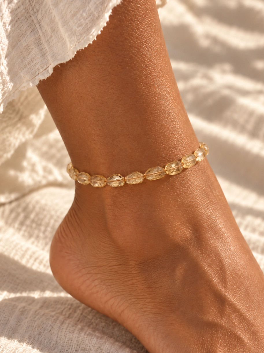 Natural Citrine Bracelet | Custom Made To Order