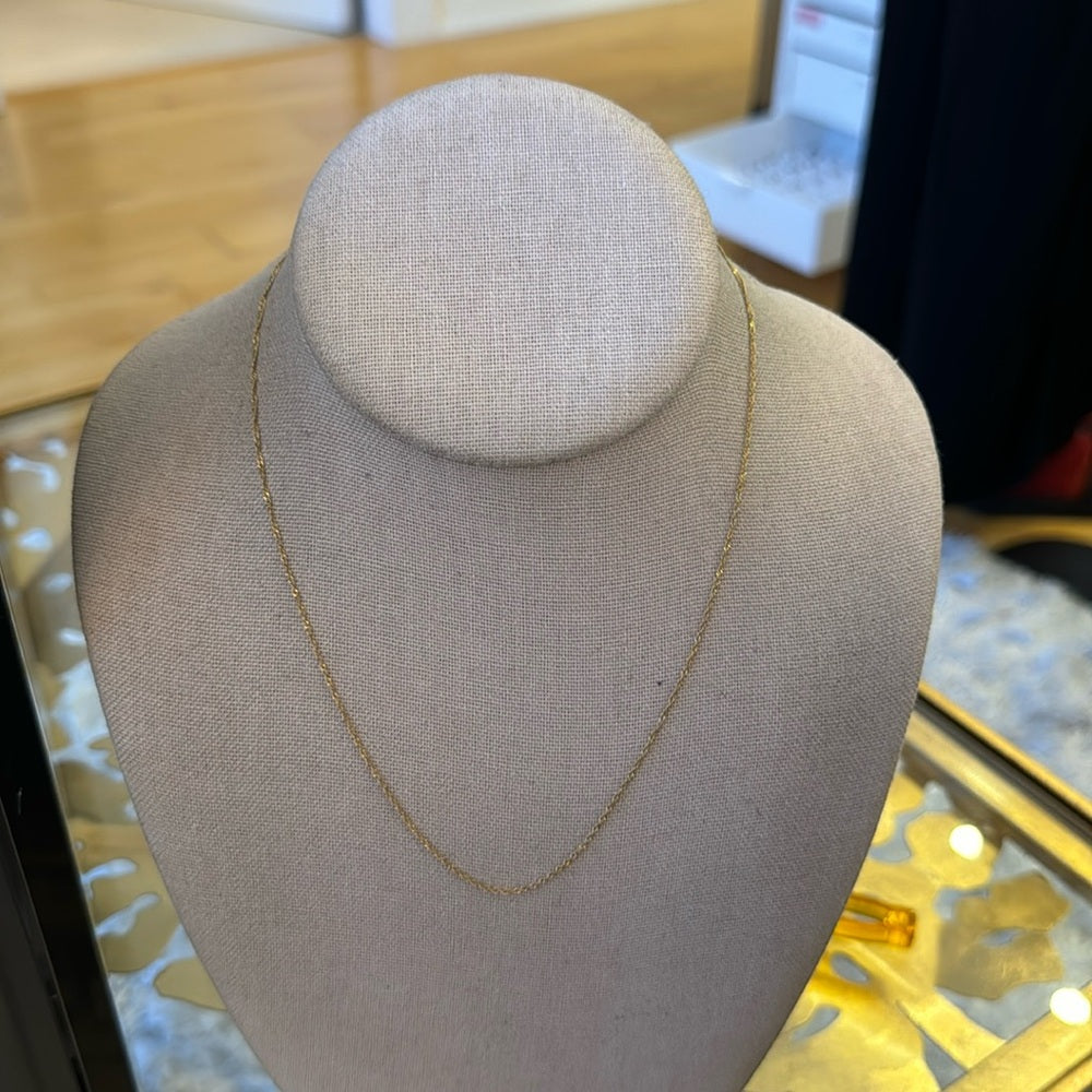 18k Solid Gold Necklace