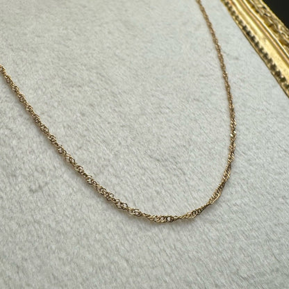 18k Solid Gold Necklace