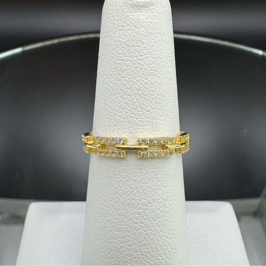 Gold Chain Link Ring