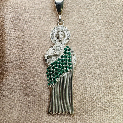 Sterling Silver Jesus Pendant