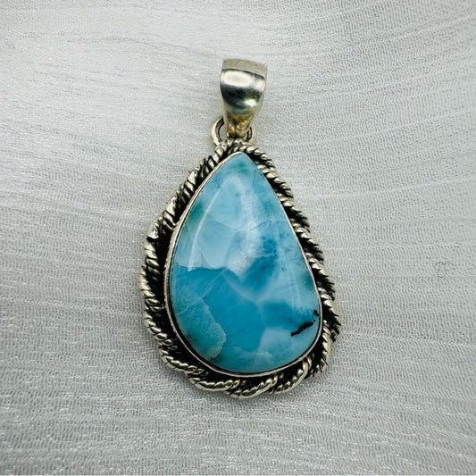 S925 Larimar Pendant