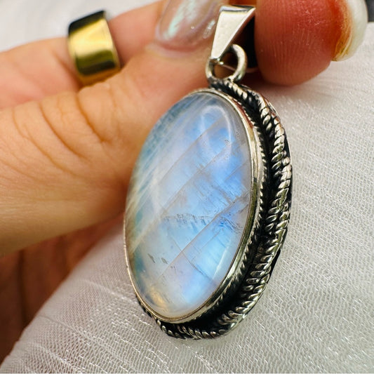 S925 Moonstone Pendant