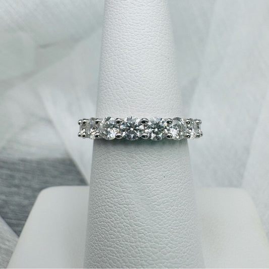 6.0 CT Moissanite Diamond Full Eternity Band