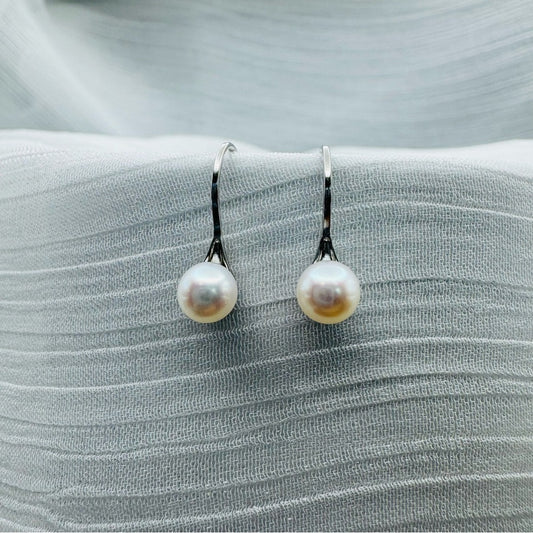 Freshwater Pearl Hook Earrings