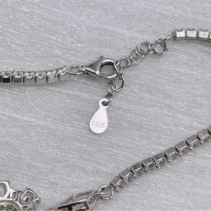 1.0 CT Alexandrite Moissanite Diamond Bracelet