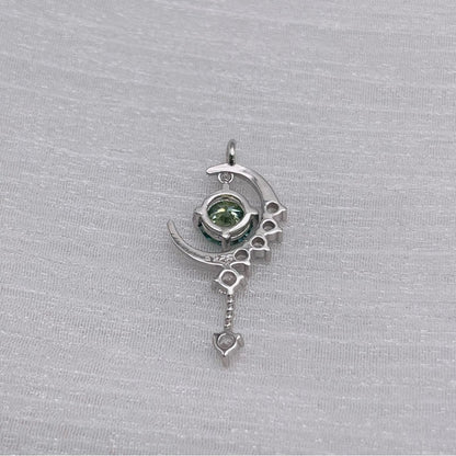 1.0 CT Alexandrite Moissanite Diamond Pendant