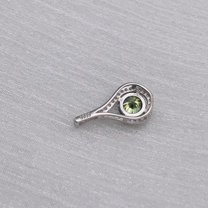 1.0 CT Alexandrite Moissanite Diamond Pendant