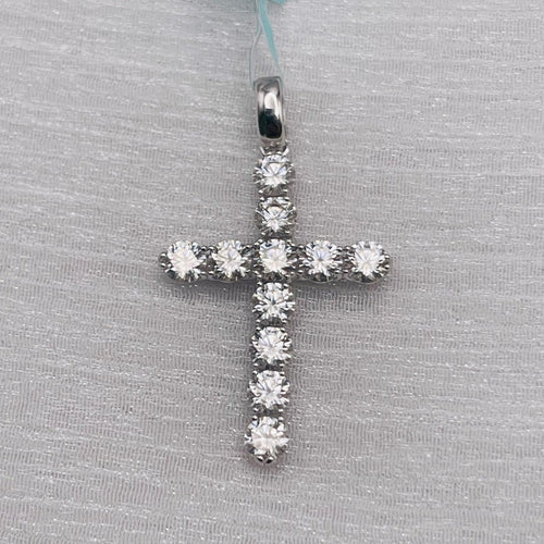 5.06 CT Moissanite Cross Pendant