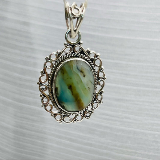 Peruvian Opal S925 Pendant