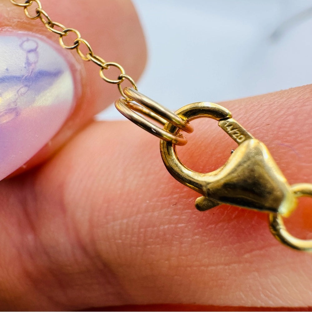 Gold Triple Tahitian Pearl Drop Necklace
