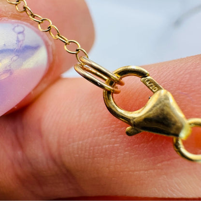 18k Gold Triple Tahitian Pearl Drop Necklace