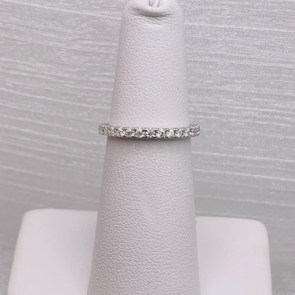 0.7 CT Moissanite Diamond Full Eternity Ring