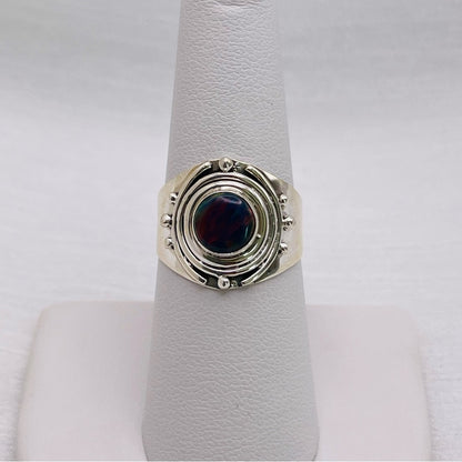 Aurora Opal s925 Handmade Ring