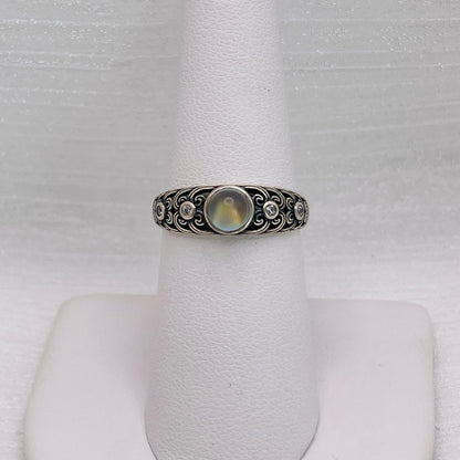 Madagascar Moonstone Cabachon Ring