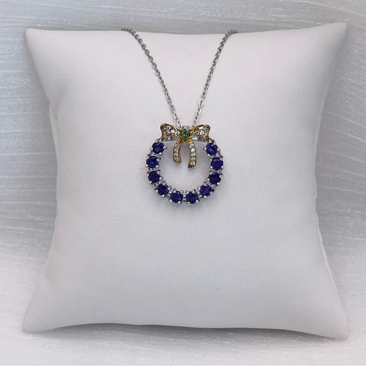 Amethyst Wreath Pendant