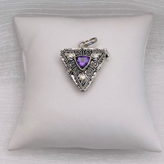 Amethyst S925 Poison Pendant