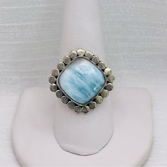 Larimar S925 Handmade Ring