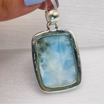 LM6 Larimar Square S925 Pendant