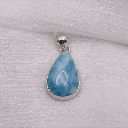 LM2 Larimar Teardrop S925 Pendant