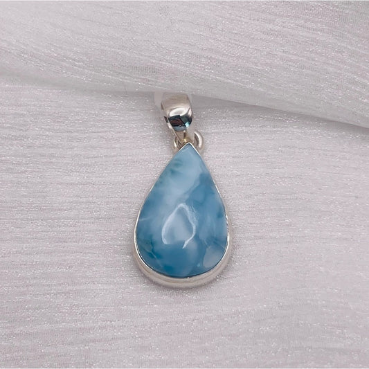 LM2 Larimar Teardrop S925 Pendant