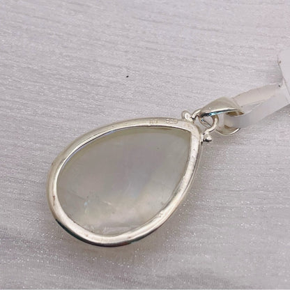 RM3 Rainbow Moonstone Teardrop S925 Pendant