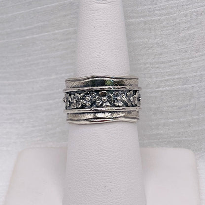 Floral S925 Handmade Ring