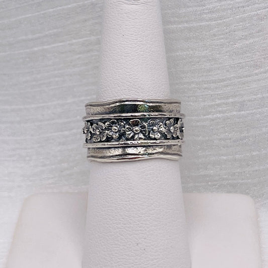 Floral S925 Handmade Ring