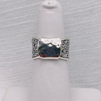 Hammered S925 Handmade Ring