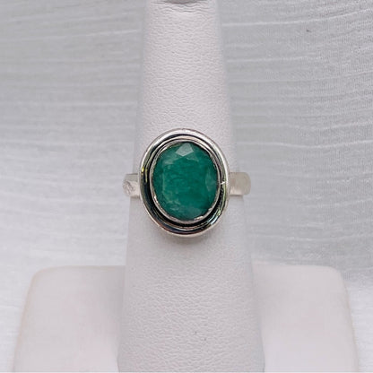 Emerald Oval S925 Ring *needs size