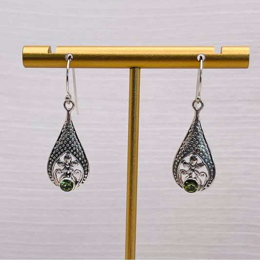 Peridot Handmade S925 Earrings