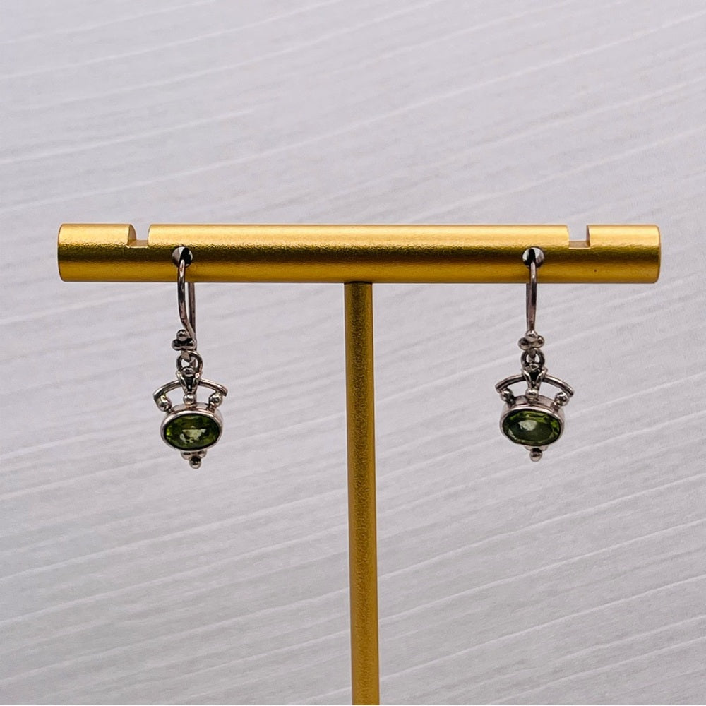 Peridot S925 Dangle Earrings