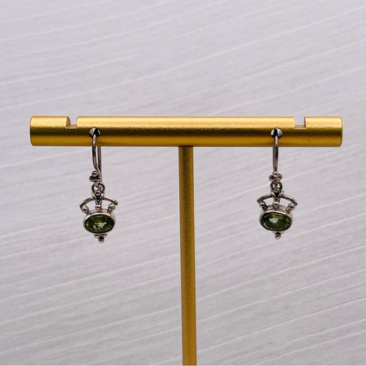 Peridot S925 Dangle Earrings