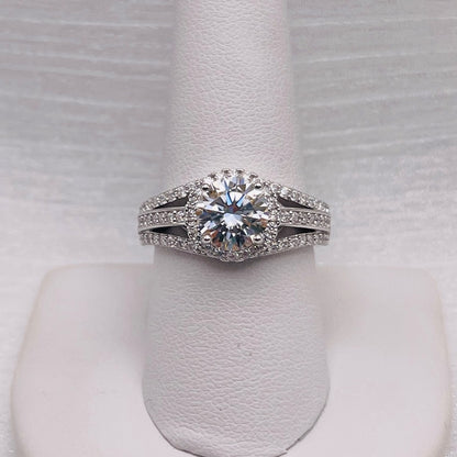 5.08 CT Moissanite Diamond Ring
