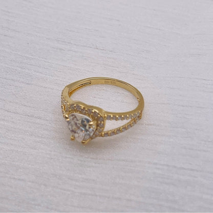Moissanite Diamond Heart Ring
