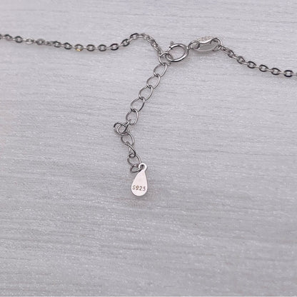 5.0 CT Round Moissanite Diamond Antler Necklace