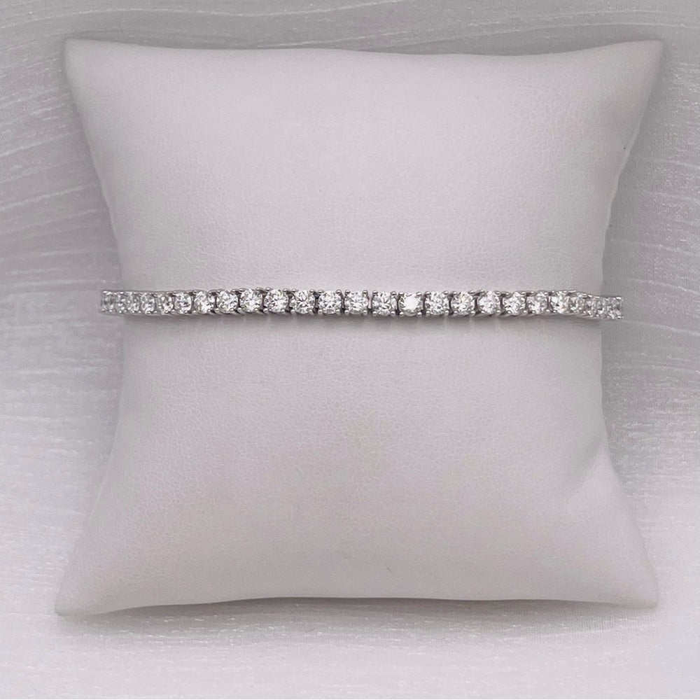 0.25 CT*64 Moissanite Diamond Tennis Bracelet