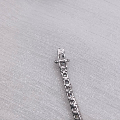 0.25 CT*64 Moissanite Diamond Tennis Bracelet