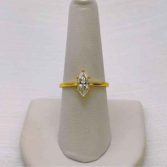 1 CT Moissanite Diamond Marquise Solitaire