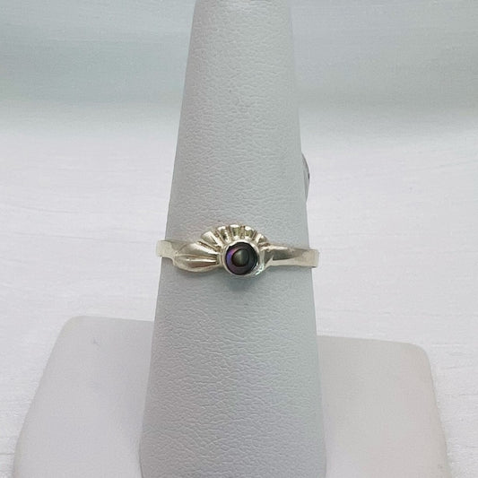 Abalone Shell Shape S925 Ring