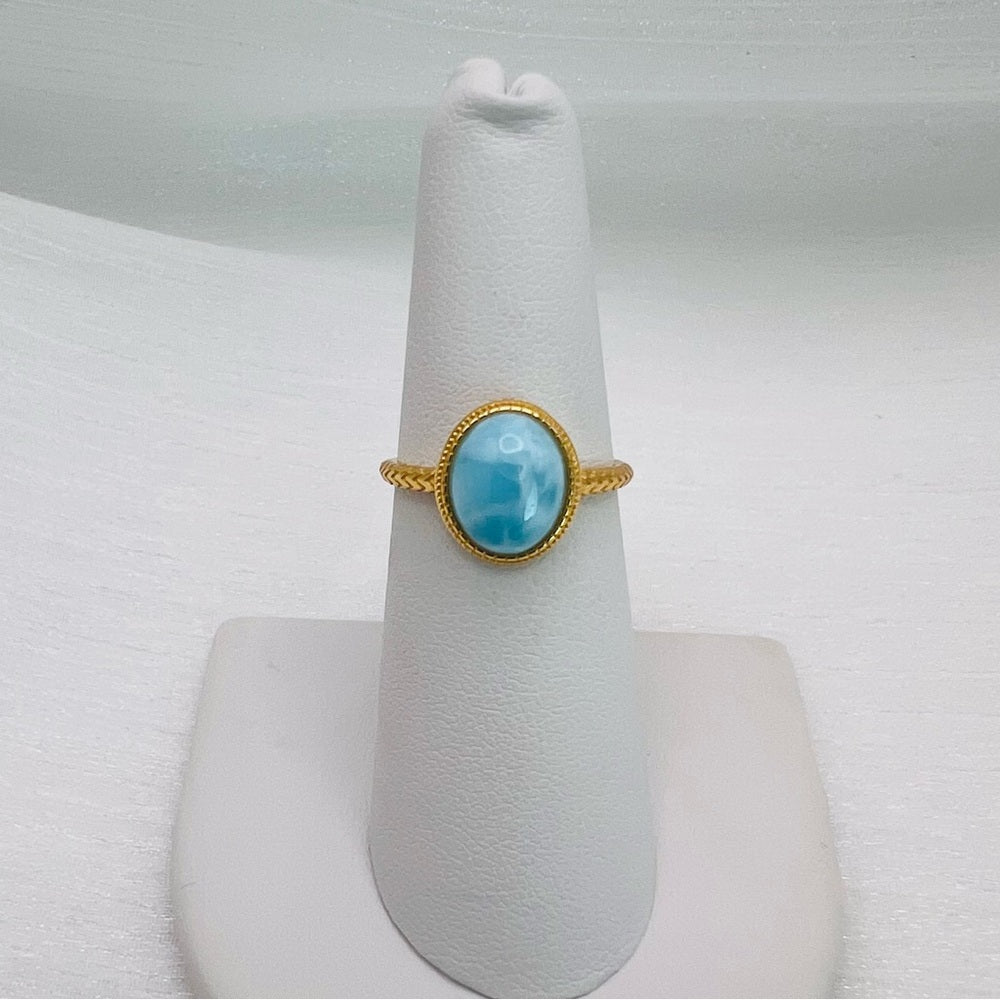 L1 Larimar AAA S925 Ring