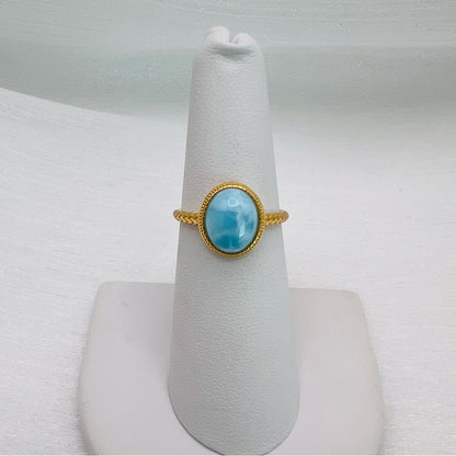 L1 Larimar AAA S925 Ring