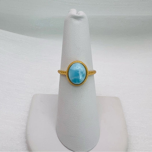 L1 Larimar AAA S925 Ring