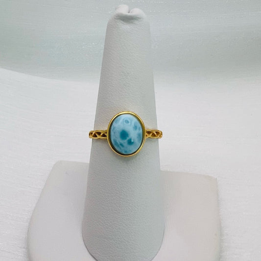 L3 Larimar AAA S925 Ring