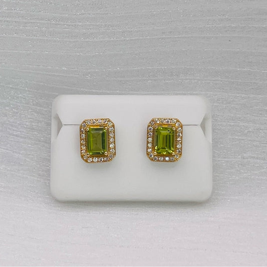 Peridot S925 Earrings