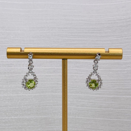 Peridot Drop S925 Earrings