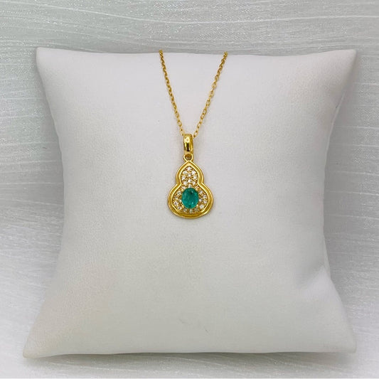 Emerald S925 Pendant