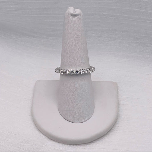 2.2 CT Moissanite Diamond Full Eternity Band
