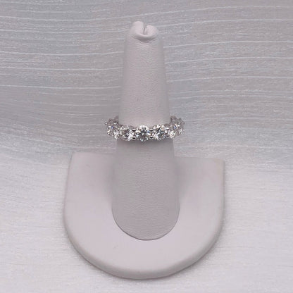 7 CT Moissanite Diamond Full Eternity Band