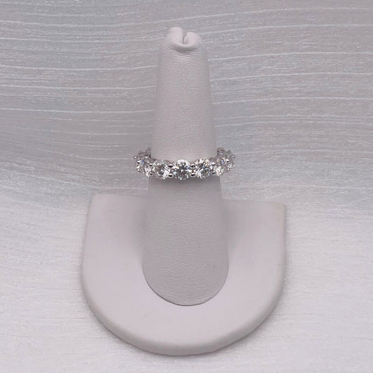 7 CT Moissanite Diamond Full Eternity Band
